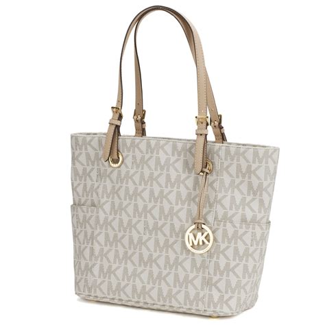 michael kors large jet set tote vanilla|michael kors jet set duffle.